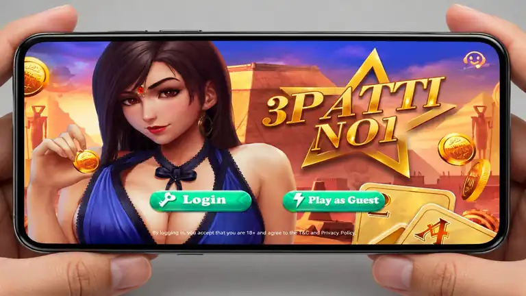 3 Patti No1 app interface