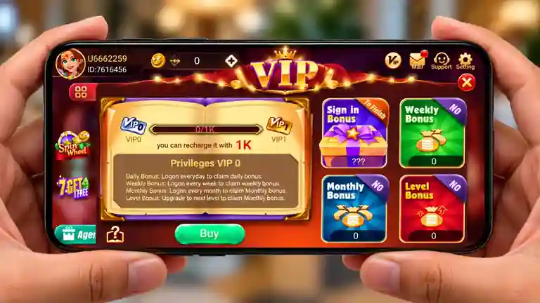 3 Patti No1 VIP rewards